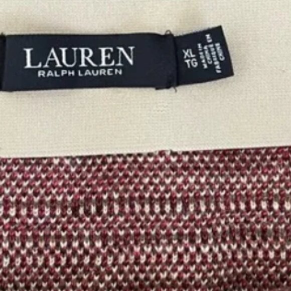 LAUREN RALPH aztec southwestern pattern blanket skirt straight fit size XL - Picture 11 of 15